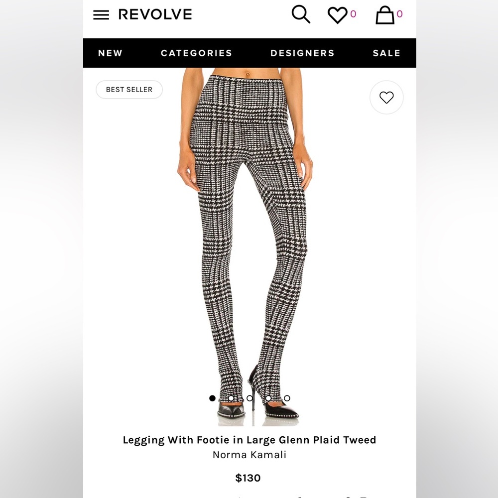 Oversized Boyfriend NK Pants I n Large Glenn Plaid Tweed